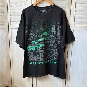 Willie’s Reserve Cowboy Distressed T-shirt